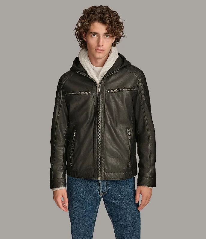 Practical Men's RaincoatsNico Hooded Racer