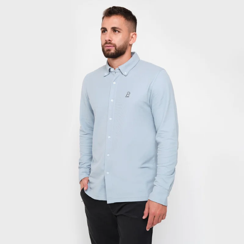 Men's Slim-Fit Shirts for a Flattering ShapeMen's Pique Button Down Shirt
