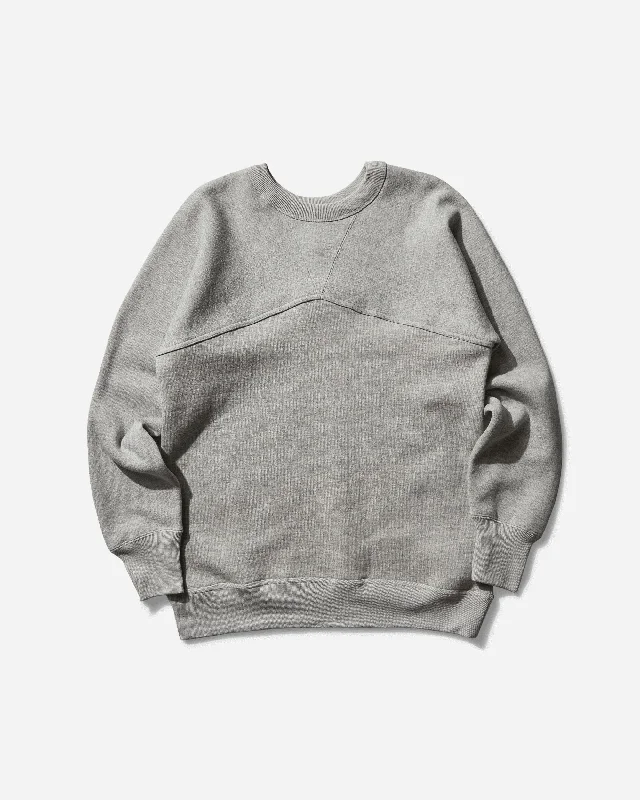 Men's Hoodies with Slim FitsMen's True To Archives "Rabart" Crewneck Sweatshirt Silver Grey