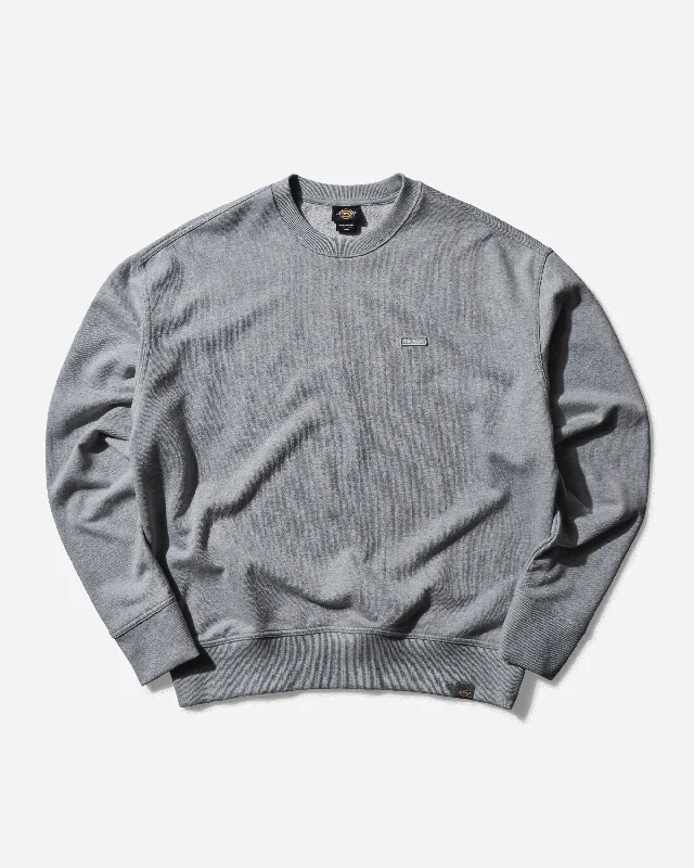 Men's Hoodies with Button-Down PocketsMen's Clancy Heavyweight Crewneck Sweatshirt Grey