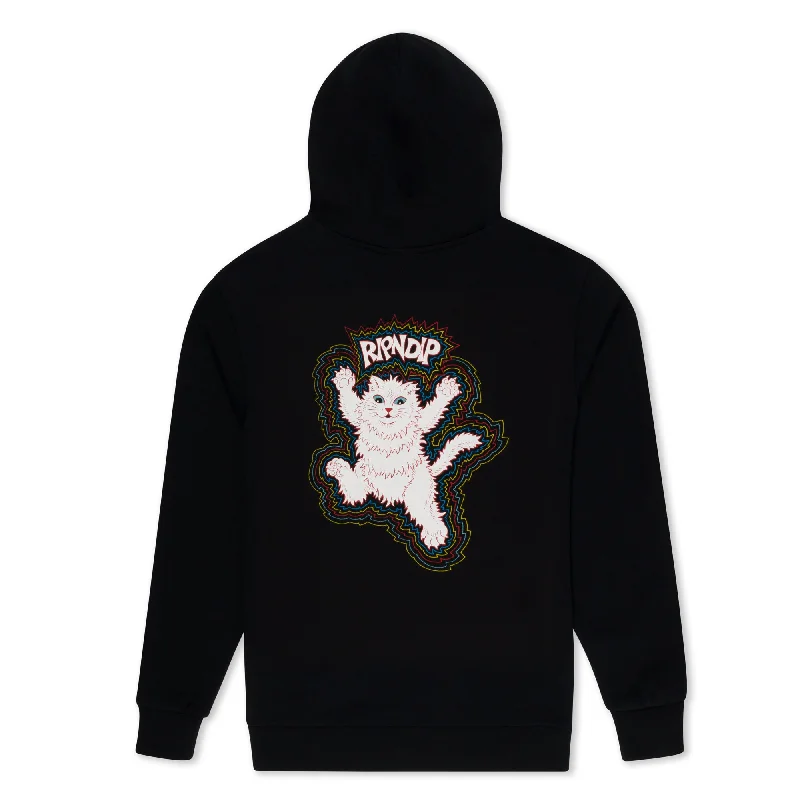 Men's Hoodies with Security PocketsBig Pussy Energy Hoodie (Black)