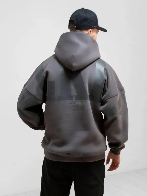 Men's Hoodies with Vintage StyleBLKLY Relaxed Hoodie - Charcoal