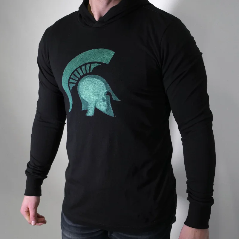 Men's Hoodies for YogaCollege of Human Medicine MD Sparty Long Sleeve Hoodie T-Shirt