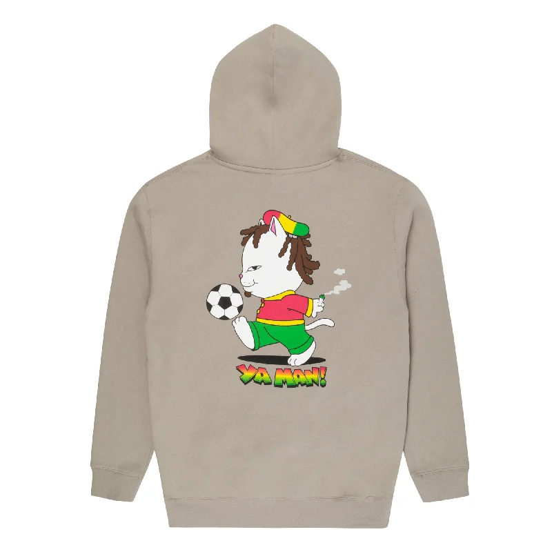 Durable Men's Canvas HoodiesYa Man! Hoodie (Cement)