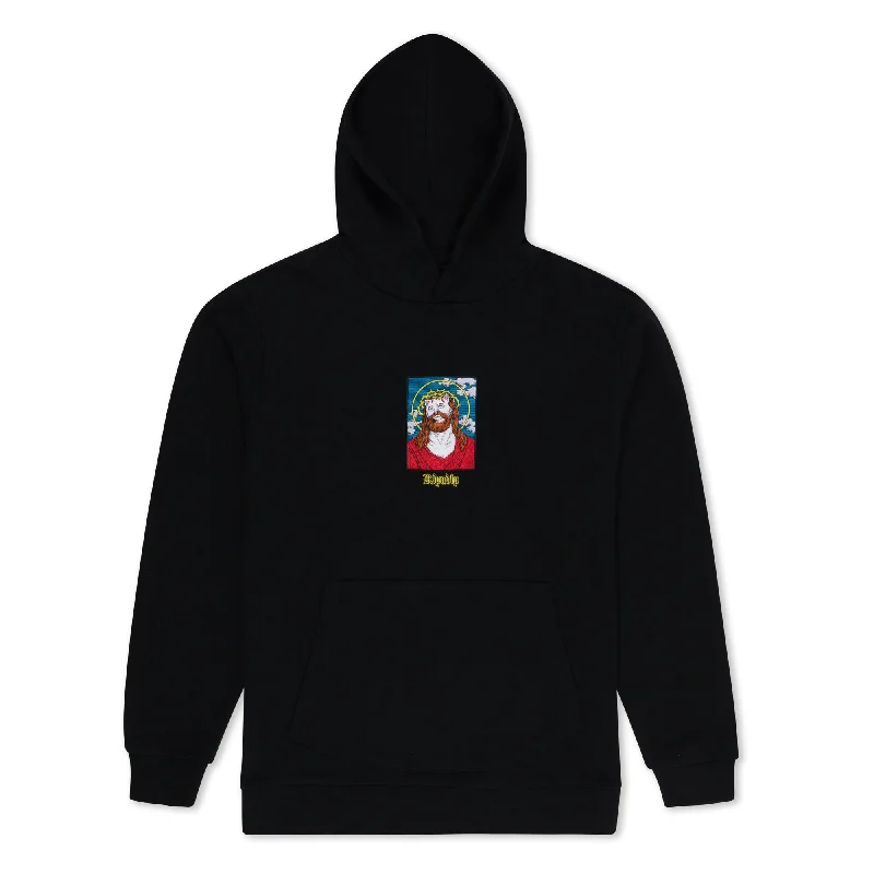 Men's Hoodies with Hidden PocketsLord Savior Nerm Hoodie (Black)