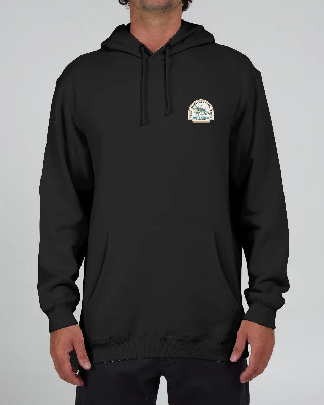 Trendy Men's Patterned HoodiesChaser Vintage Hood Fleece - Pigment Black