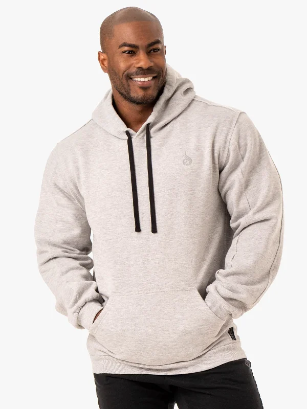 Cool Men's Graphic HoodiesForce Pullover Hoodie - Grey Marl