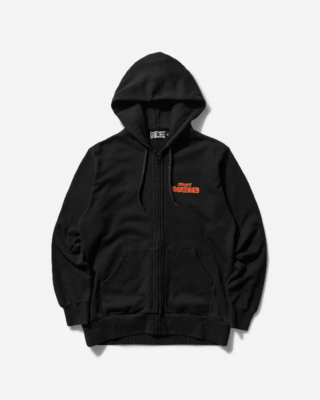 Trendy Men's Patterned HoodiesMen's Heavy Hysteric Zip Hoodie Black