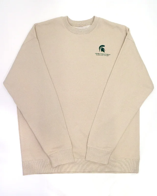 Men's Hoodies with Zippered PocketsCollege of Human Medicine Bone Crewneck Sweatshirt