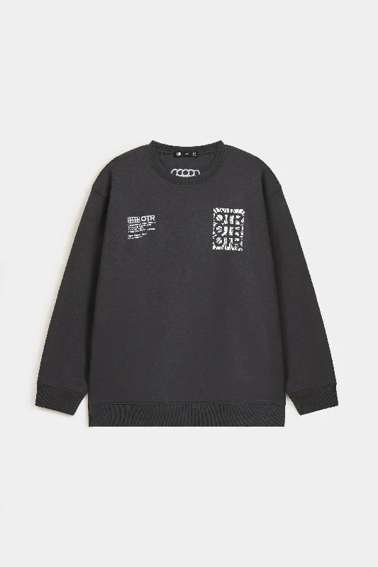 Stylish Men's Designer HoodiesSlogan Print Sweatshirt