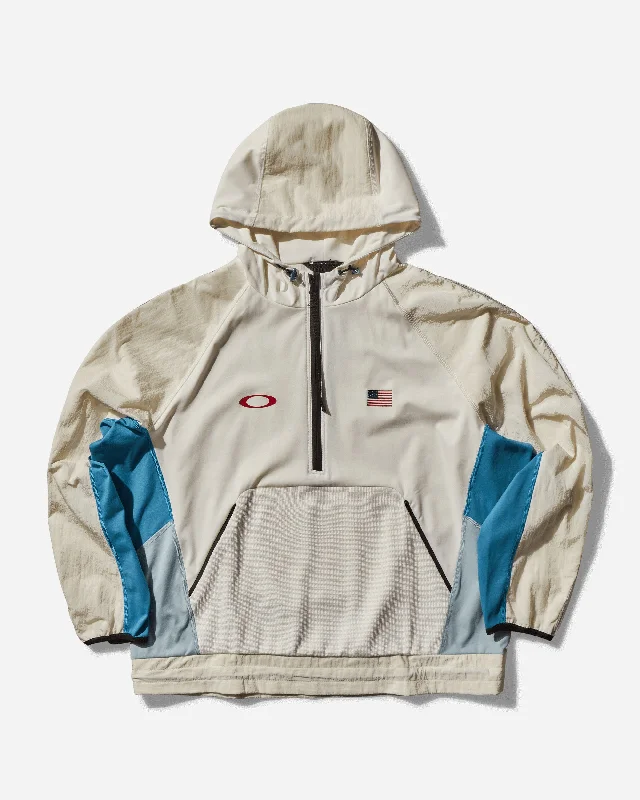 Men's Hoodies with Screen-Printed GraphicsMen's Team USA Surfing Tech Fleece Hoodie Liquid Gray