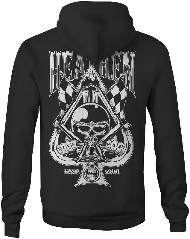 Cool Men's Graphic HoodiesMen's Spade Zip Up Hoody