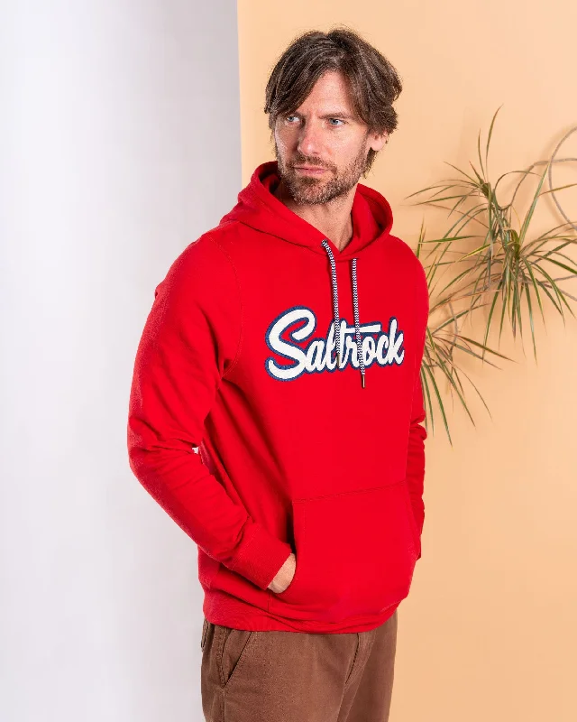 Men's Hoodies with LogoStrike - Mens Pop Hoodie - Red