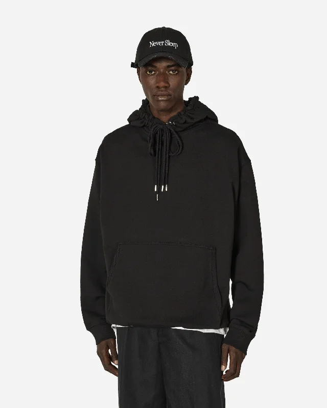 Men's Hoodies with Quilted LiningLoose Fit Hoodie Black