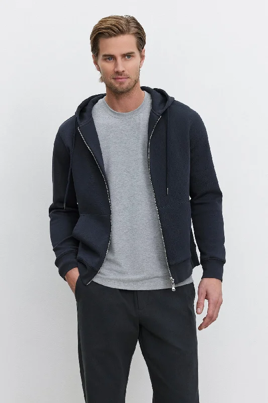 Men's Hoodies with Zipper DetailsLAIRD HOODIE