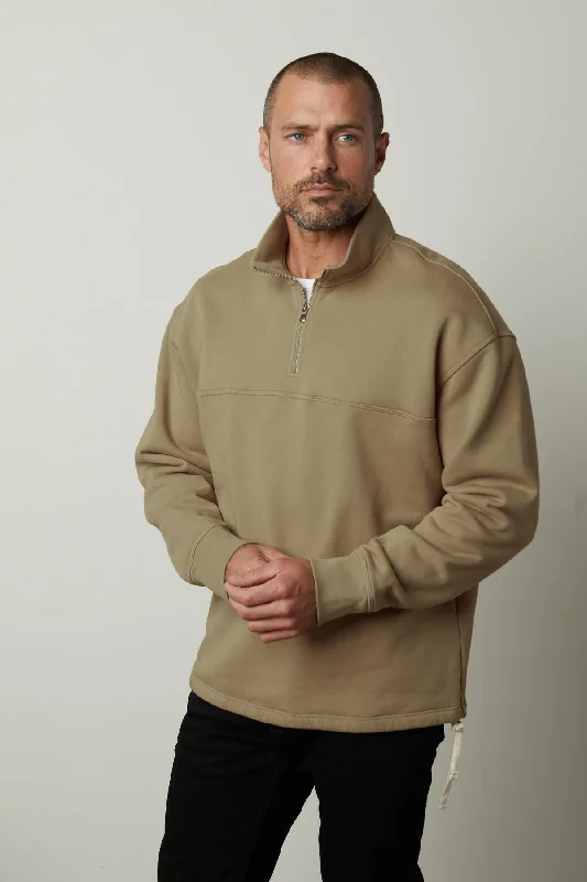 Fashionable Men's Streetwear HoodiesBOSCO QUARTER-ZIP SWEATSHIRT