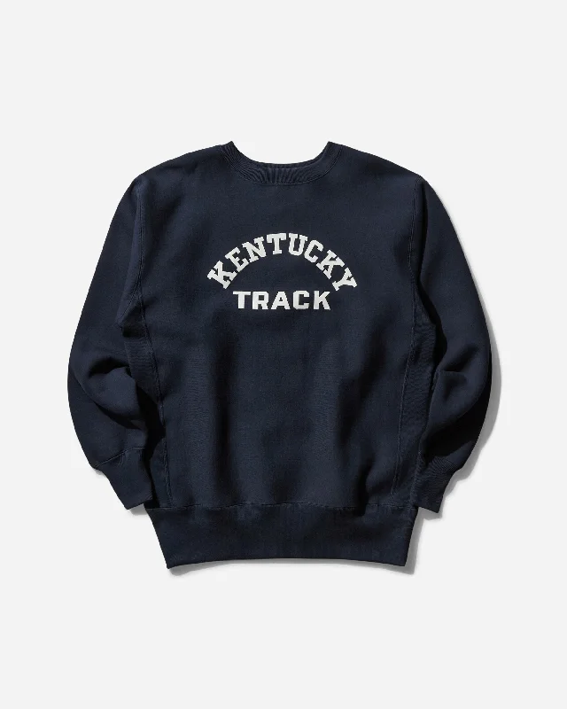 Warm Men's Thermal HoodiesMen's True To Archives 2nd Patent Graphic Crewneck Sweatshirt Navy