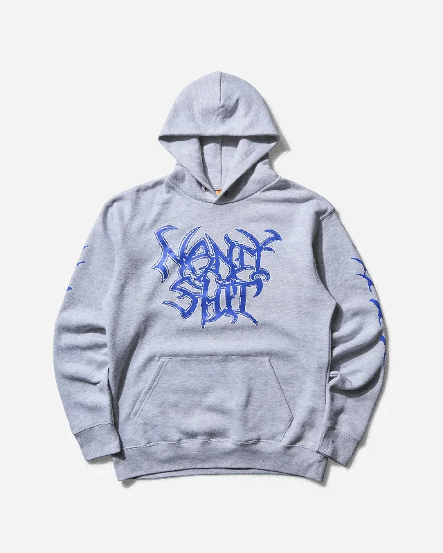 Men's Hoodies with Contrast Fabric PanelsMen's SH1T Hoodie Grey Heather