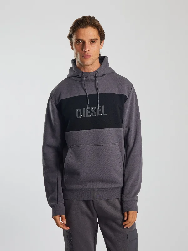 Men's Hoodies with Zipper DetailsKeenan Hood Scorpion Grey