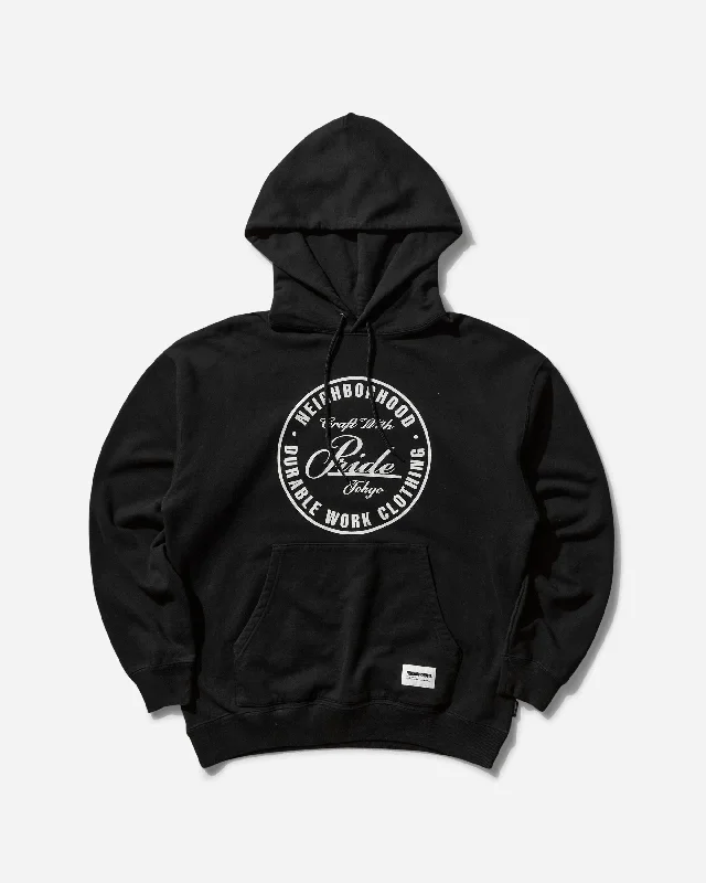 High-Quality Men's French Terry HoodiesMen's Classic Sweat Hoodie Black