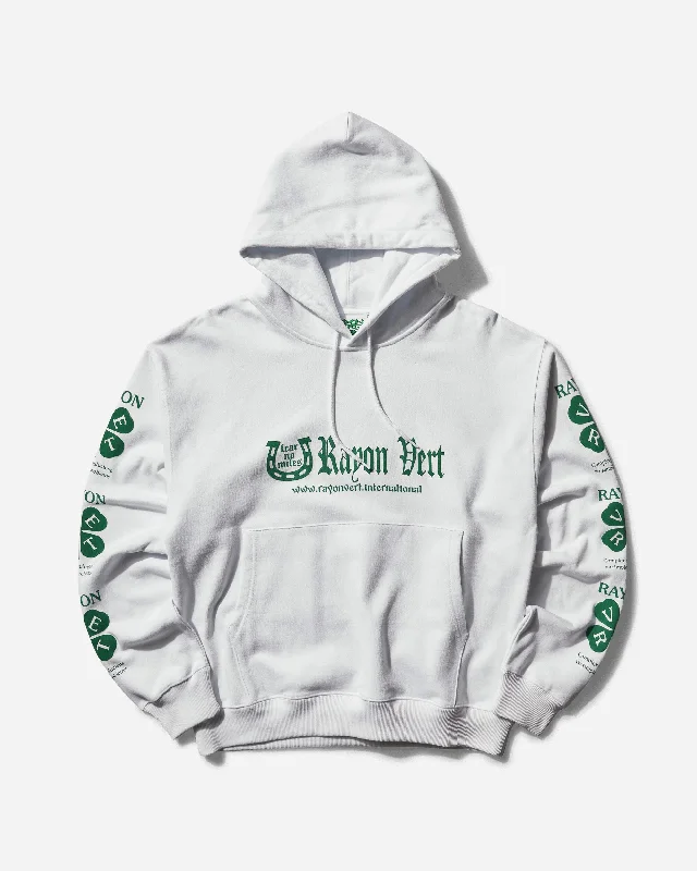 Men's Hoodies with Built-In HeadphonesMen's Fleece Pullover Hoodie Ghost White