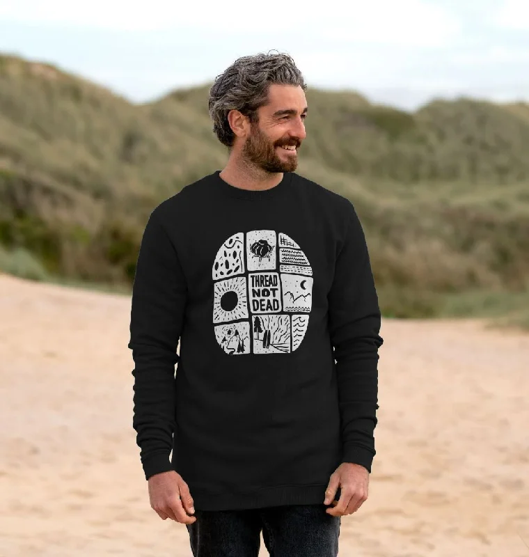 Men's Hoodies with Wind-Resistant FabricMen's Thread Not Dead Sweatshirt