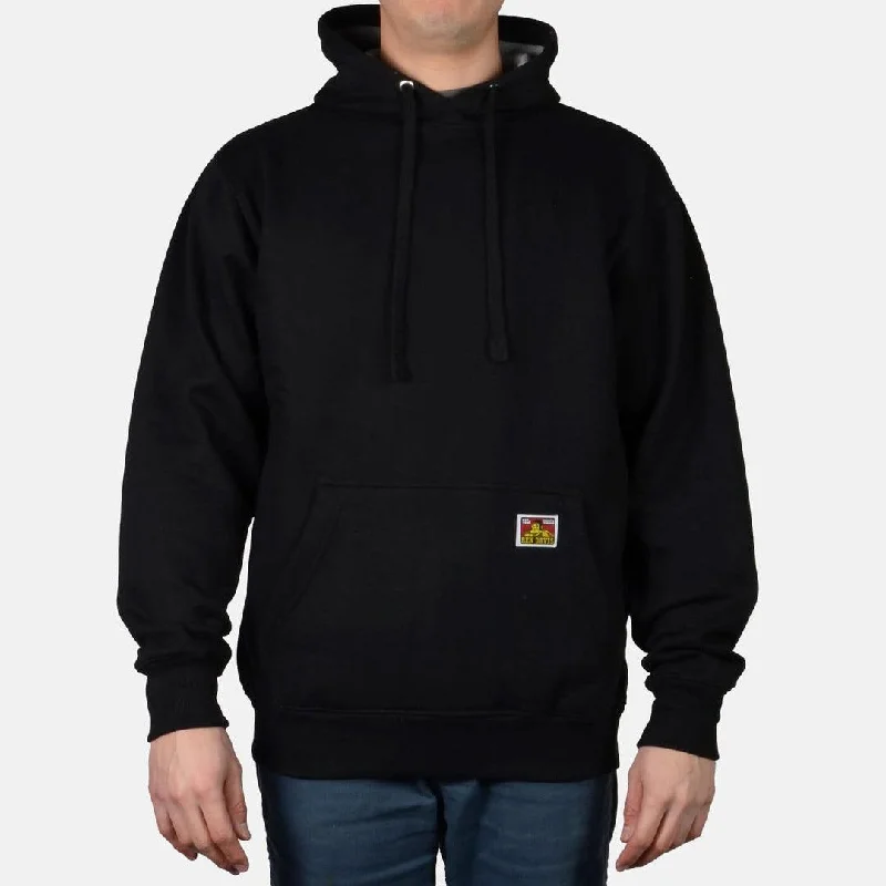 Men's Hoodies for Winter SportsHeavyweight Sweatshirt: Black