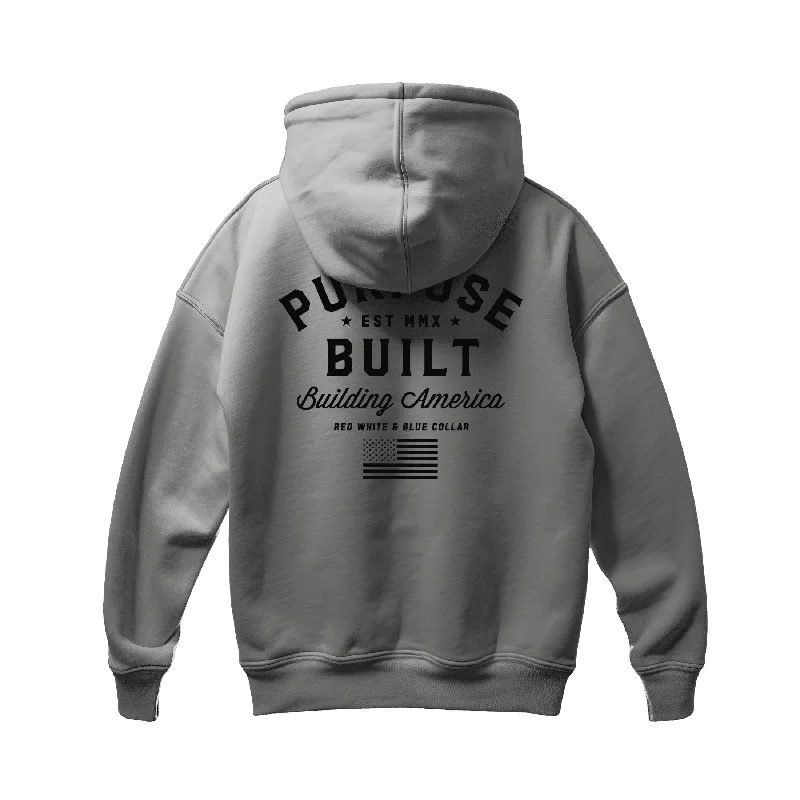 Men's Hoodies for CampingFreedom Hoodie - Heathered Grey