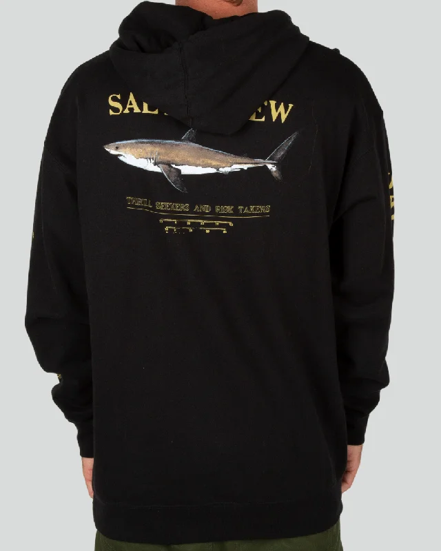 Men's Hoodies with Screen-Printed GraphicsBruce Hood Fleece - Black