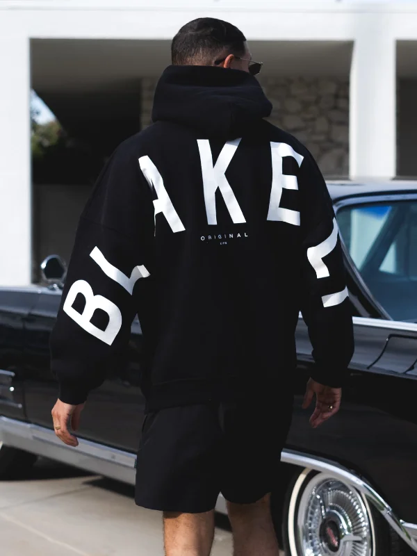 Men's Hoodies with Water-Repellent FabricIdris Oversized Hoodie - Black