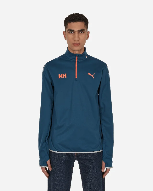 Men's Hoodies with Quilted LiningHelly Hansen Running Pullover Blue