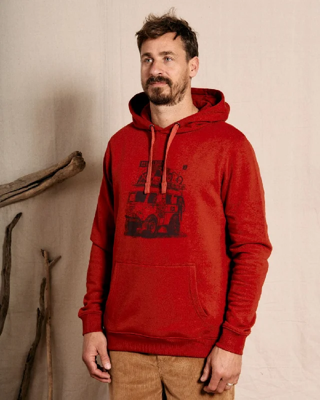 Men's Hoodies for SpringGo Anywhere - Mens Recycled Pop Hoodie - Red