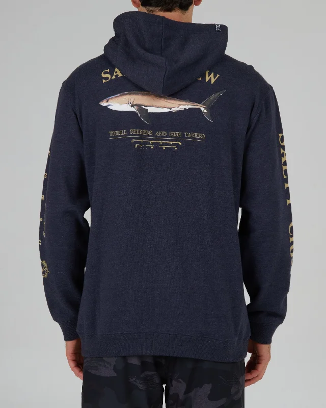 Men's Hoodies for SkiingBruce Hood Fleece - Navy