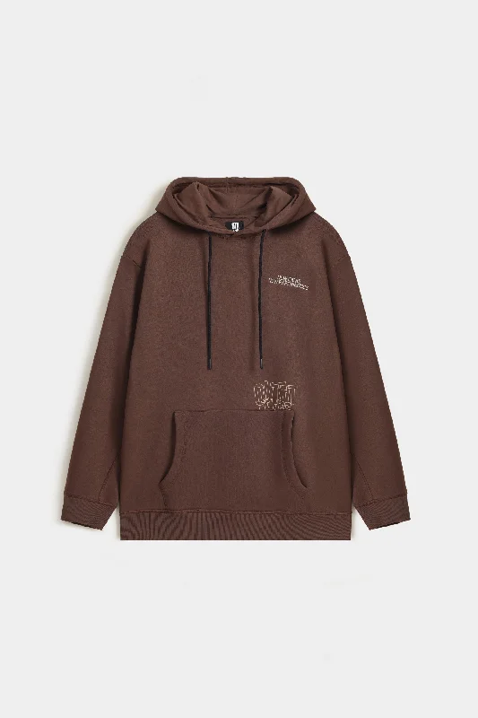 Men's Hoodies for StreetwearSlogan Print Hoodie