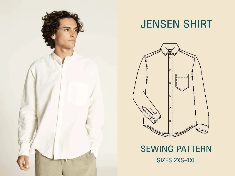 Men's Pocket T-Shirts for Added FunctionalityJensen Shirt sewing pattern