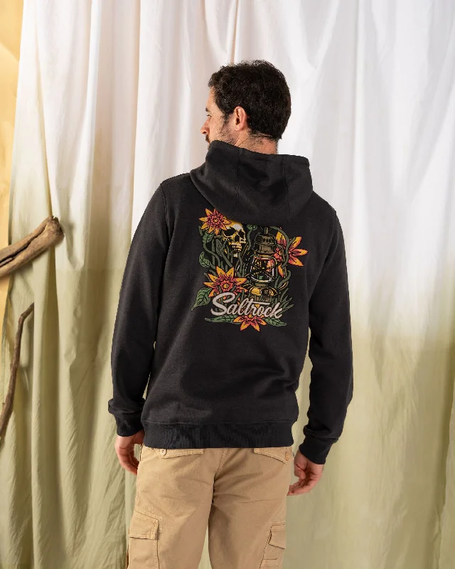 Designer Men's Hoodie JacketsLantern - Mens Pop Hoodie - Dark Grey