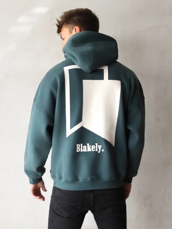 Men's Hoodies for AutumnRevolve Relaxed Hoodie - Teal Green