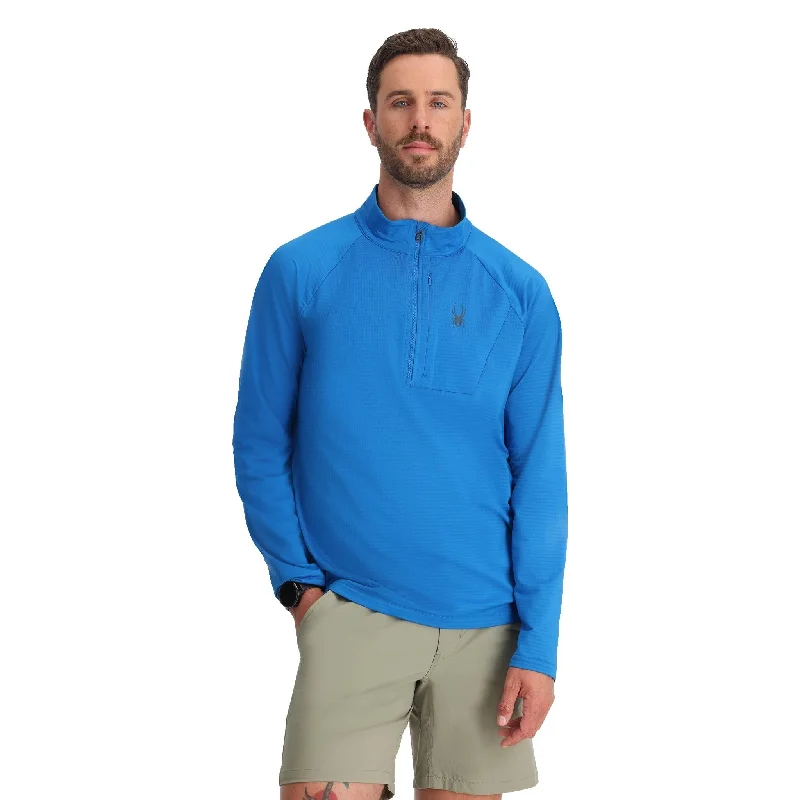 Fashionable Men's Streetwear HoodiesMens Gridweb Hoodie - Cobalt