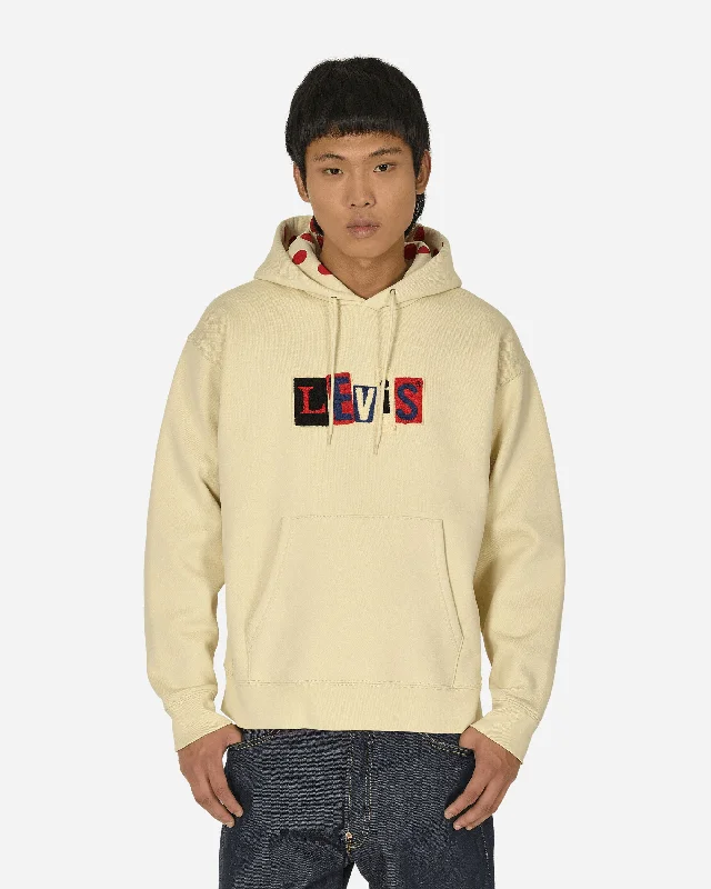 Men's Hoodies with LogoSkateboarding Relaxed Fit Hoodie Angora