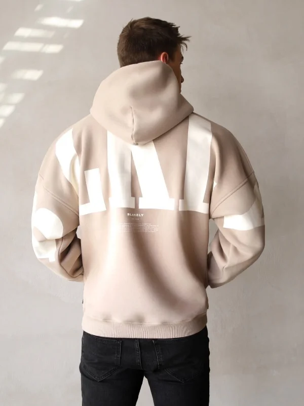 Men's Hoodies for Everyday WearBLKLY Relaxed Hoodie - Tan