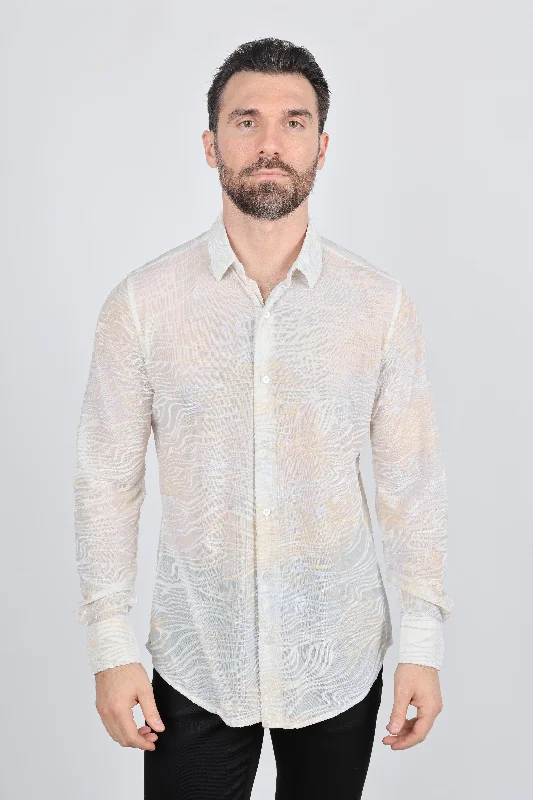 Men's Oxford Shirts for a Preppy StyleMens Modern Fit Stretch Velvet Fashion Shirt