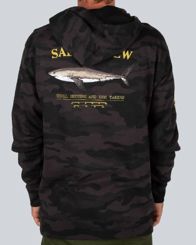 Men's Hoodies with InsulationBruce Hood Fleece - Black/Camo