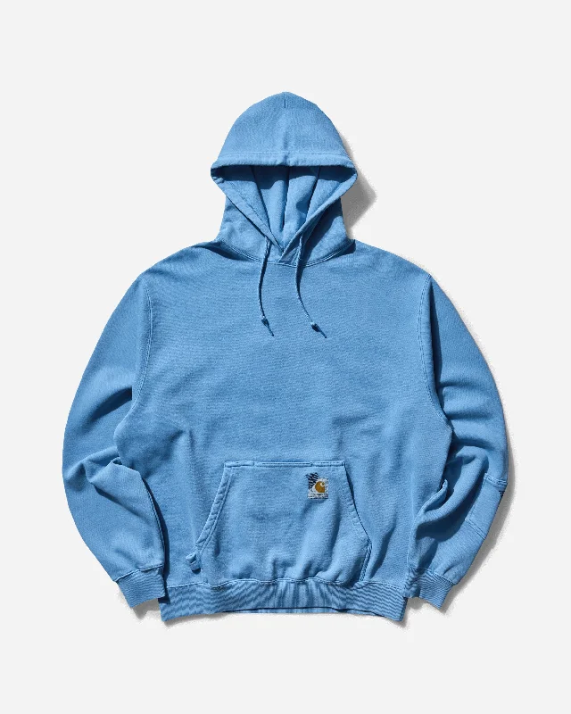Practical Men's Water-Resistant HoodiesMen's INVINCIBLE Pigment Dyed Hooded Sweatshirt Piscine