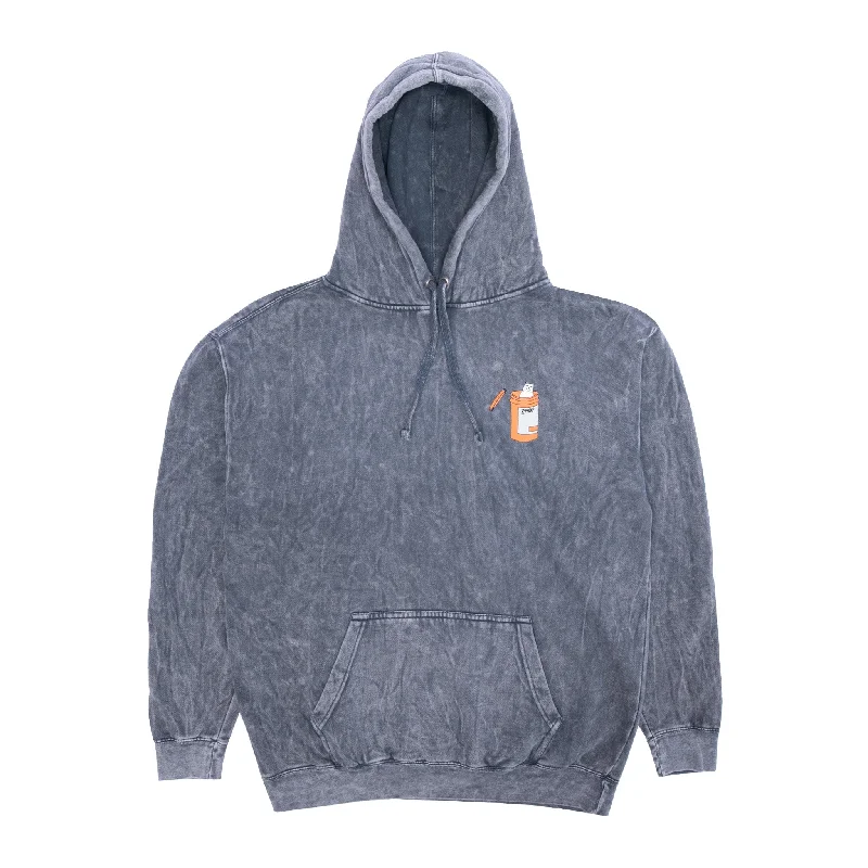 Classic Men's Cotton HoodiesNermal Pills Hoodie (Grey Mineral Wash)