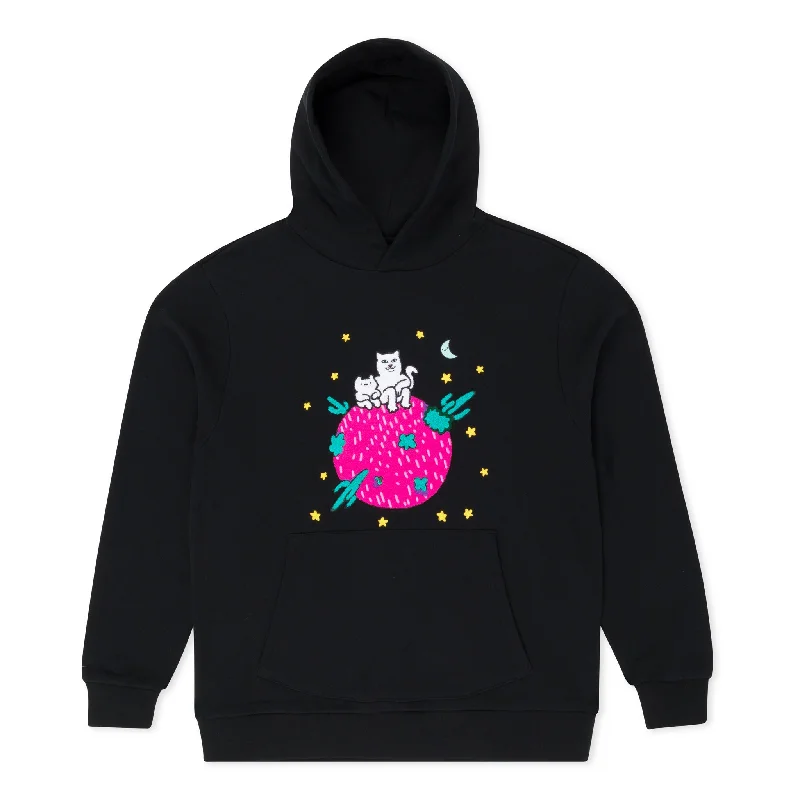 Luxurious Men's Cashmere HoodiesBuddies In Space Hoodie (Black)