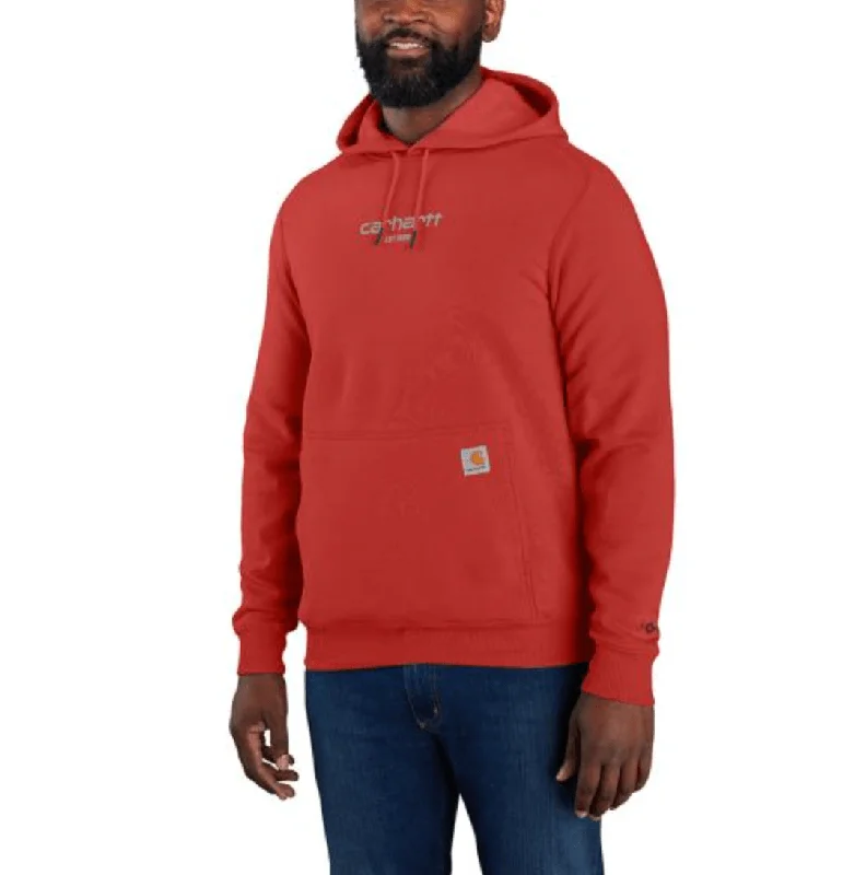 Men's Hoodies with Reinforced CuffsForce Light Weight Logo Hoodie - Red Barn