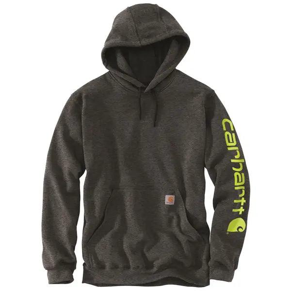 Men's Hoodies for Every BudgetK288 Loose Fit Midweight Logo Sleeve Graphic Hoodie - Carbon Men's Hoodies for Every BudgetK288 Loose Fit Midweight Logo Sleeve Graphic Hoodie - Carbon