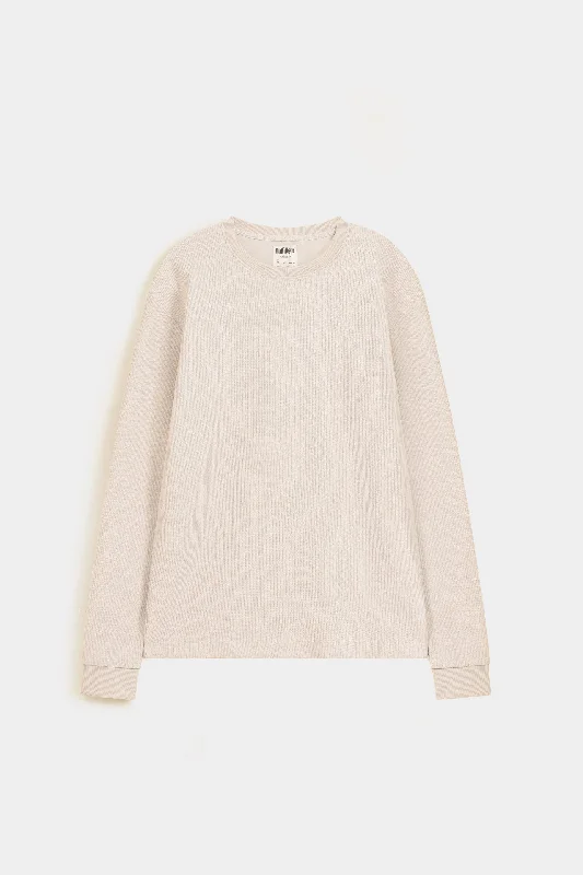 Men's Hoodies with Contrast Fabric PanelsBasic Textured Sweatshirt