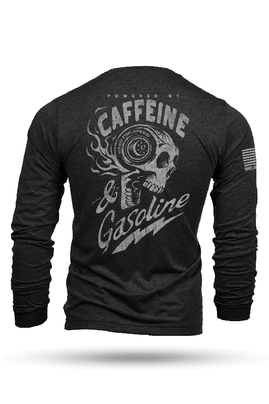 Men's Graphic Print T-Shirts for a Statement LookCaffeine & Gasoline - Long-Sleeve Shirt