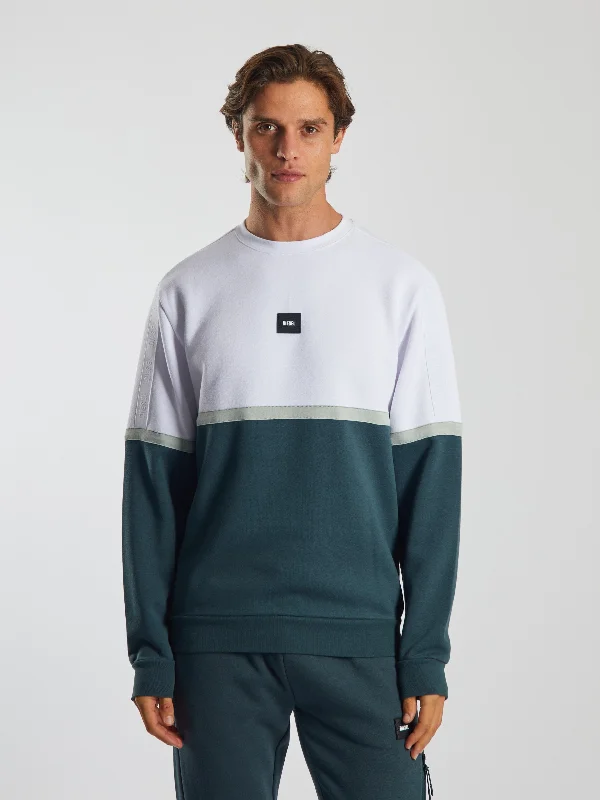 Warm Men's Thermal HoodiesKenneth Sweatshirt Tidal Teal